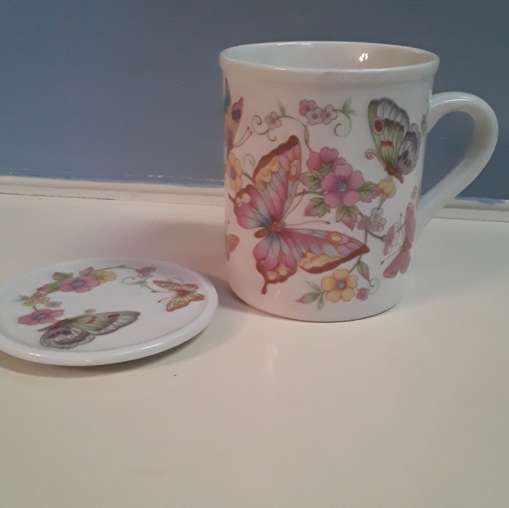 Mug with lid Tuscany collection